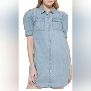 DKNY Women's Puff-Sleeve